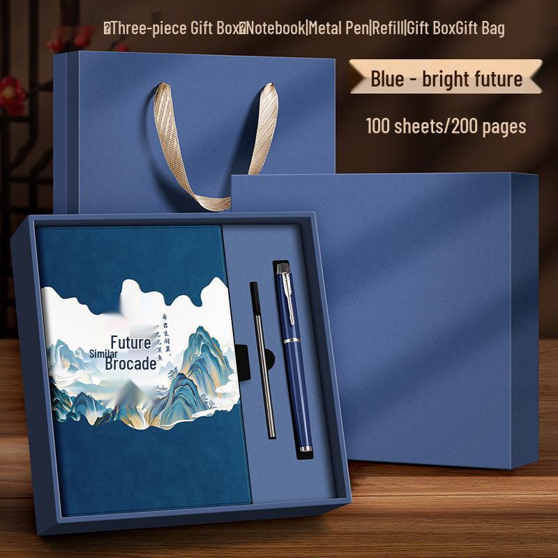 Guochao A5 Custom Logo Engraved Notebook - School Graduation Souvenir Diary