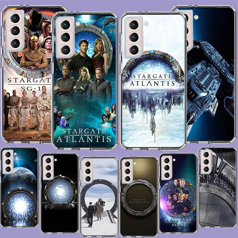 Stargate Atlantis Phone Case For Samsung Galaxy S25 Edge S24 S23 FE S21 S20 S10 Plus S22 S26 Ultra Cover Clear Cases TPU Capa Sh