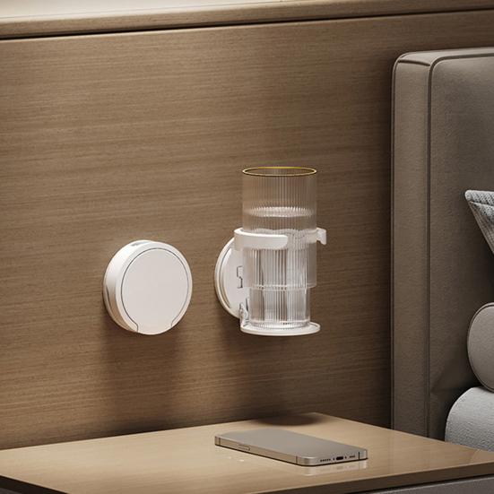 Wall Mounted Cup Holder Space Saving Organizer Foldable Design Portable Bottle Storage Rack Dormitory Cup Organizer