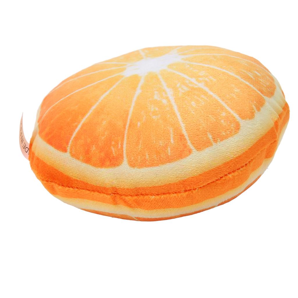 Fruit Plush Dog Toy Cartoon Cute Interactive Soft Bite Resistance Squeaky Plush Dog Toys for Small