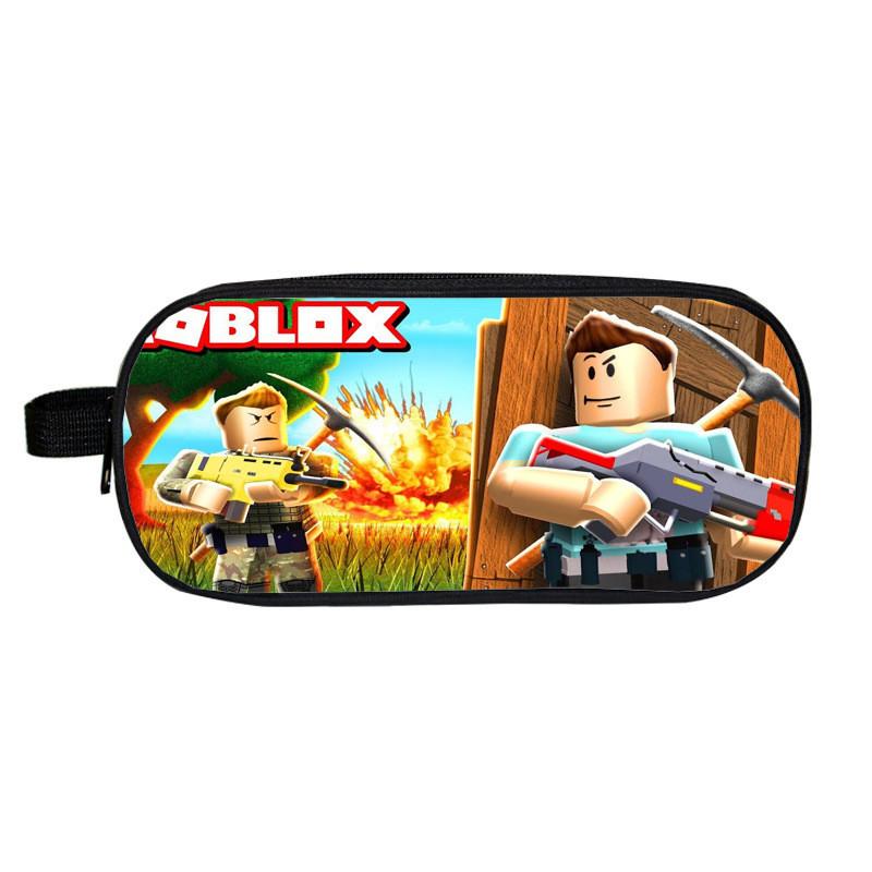 Roblox Cartoon Pencil Case For Boys And Girls With Durable Material**