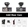 Dash Cam WIFI GPS Car DVR Mini Camera Video Dashcam Dual Lens Drive Recorder Black Box 24 Hour Monitoring Night Vision