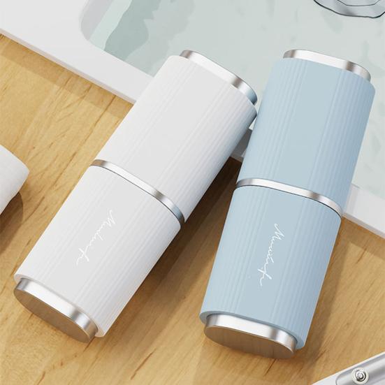 Zahnbürsten-Zahnpasta-Halter, Reise-Mundwasserbecher, lebensmittelecht, glatte Kante, gratfrei, Zahnbürsten-Aufbewahrungsbecher, Reise-Essentials