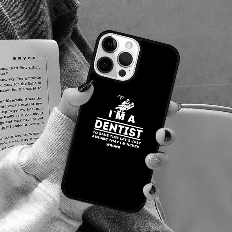 Dental Definitions Tooth Phone Case for iPhone 17 Air 16 16e 15 Plus for Apple 13 11 12 14 Pro Max Cover coque Shell