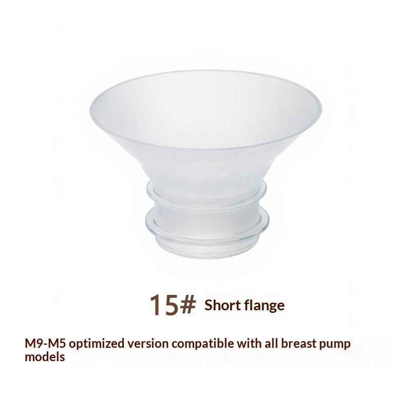 Multiple Size Silicone Flange Adapter for Breast Pumps 13/15/17/19/21mm User-Friendly for New Moms