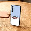 C-Cute Cartoon Shark Funny Phone Case For Samsung  A73,72,71,A52,51,40,41,A22,A32,31,A13, Soft Black Shell