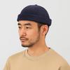 Solid Color Corduroy Brimless Hat Adjustable Docker Cap Fashion Dome Melon Cap  Party