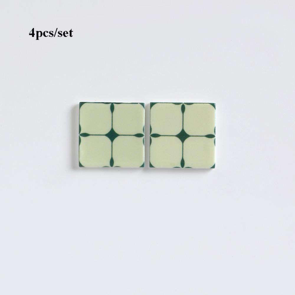 4pcs/set 1:12 Scale Dollhouse Spliced Flooring  Dollhouse Decoration Accessories
