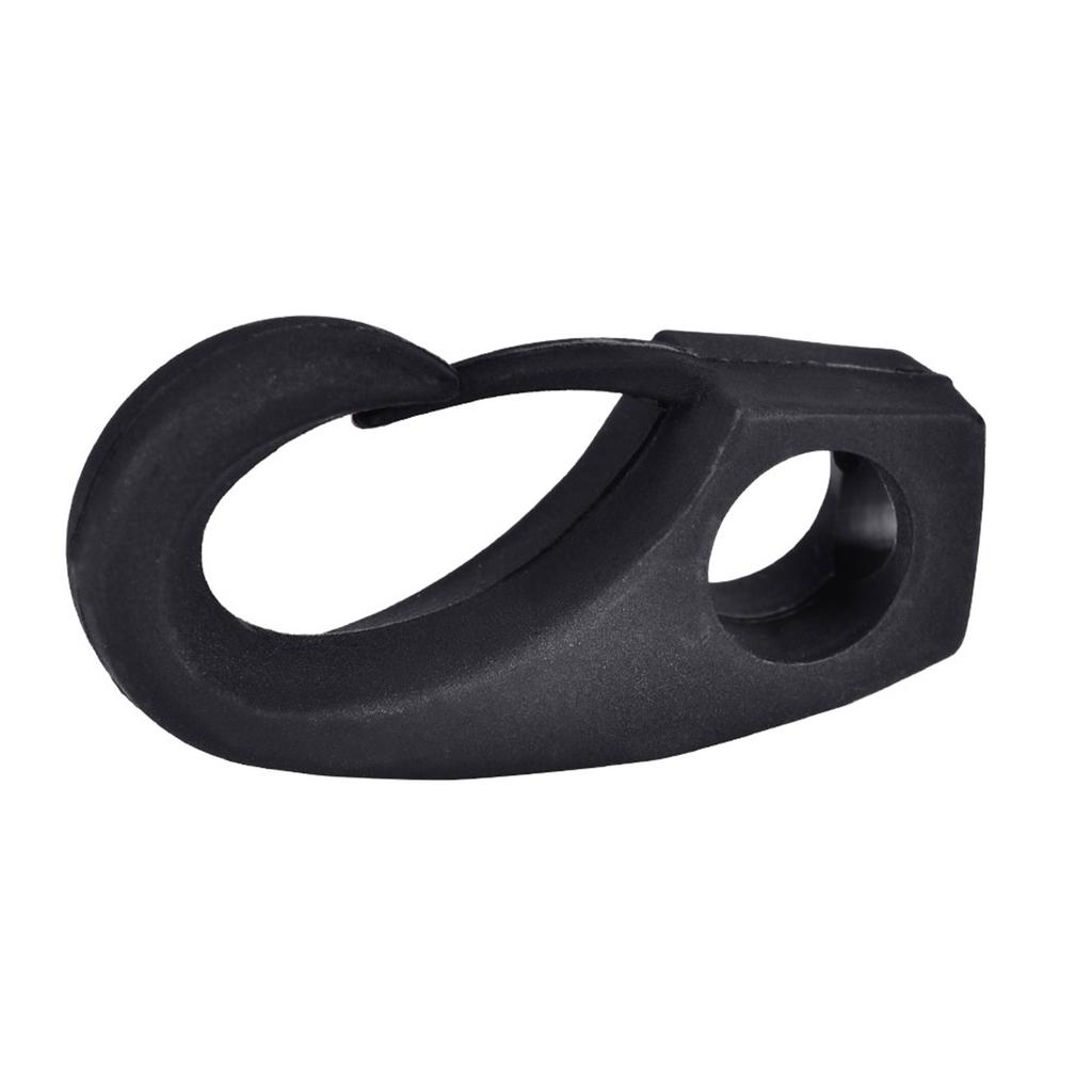 6 Pcs Nylon Lashing Shock Hook for Boat Canoe Kayak Boating Accessories Black