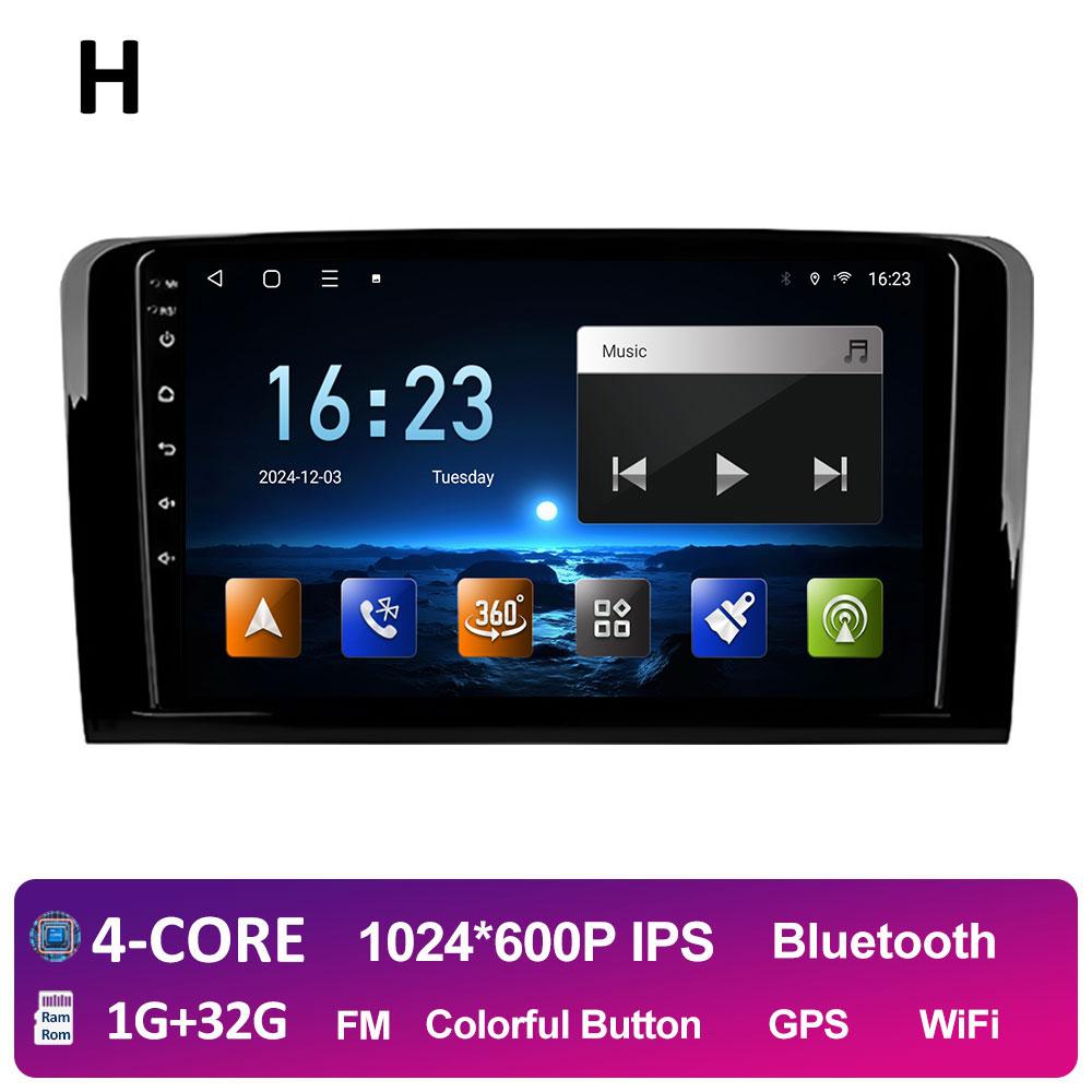 

Автомобильный мультимедийный видео радиоплеер Android 14 для Mercedes Benz CLASS ML W164 беспроводной Carplay вентилятор охлаждения DSP стерео аксессуары