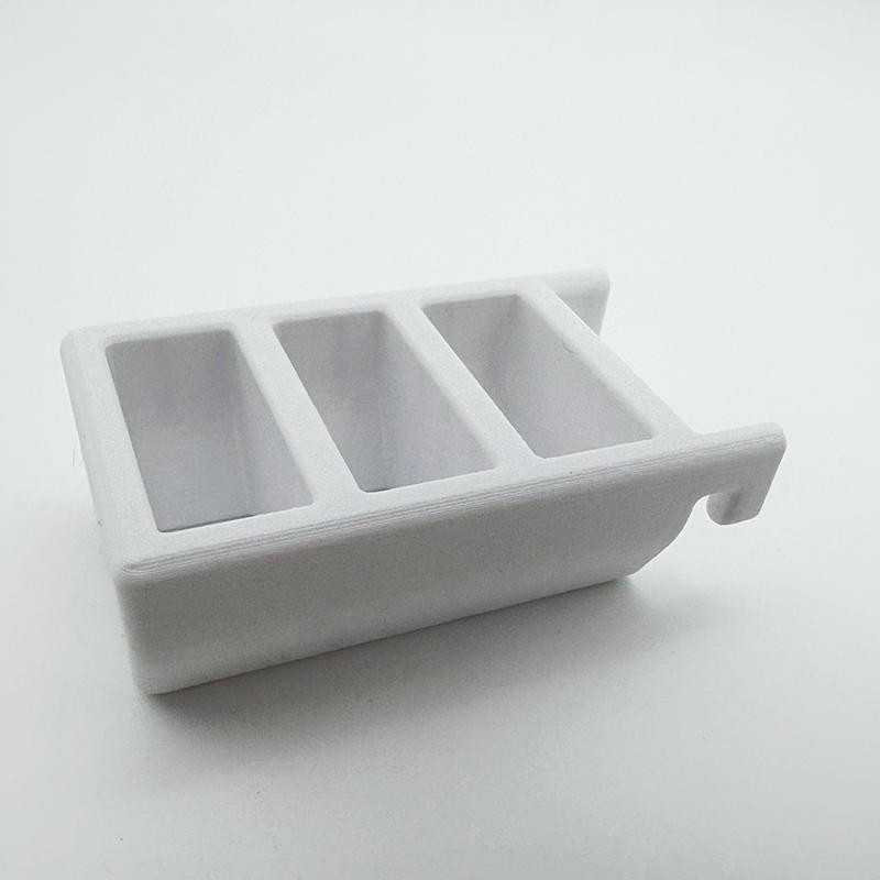 Scissors & Pliers Storage Rack 3-Grids Simple Pegboard Storage Accessories, Suitable For Garage Hanging, Wall-Mounted Organizer белый