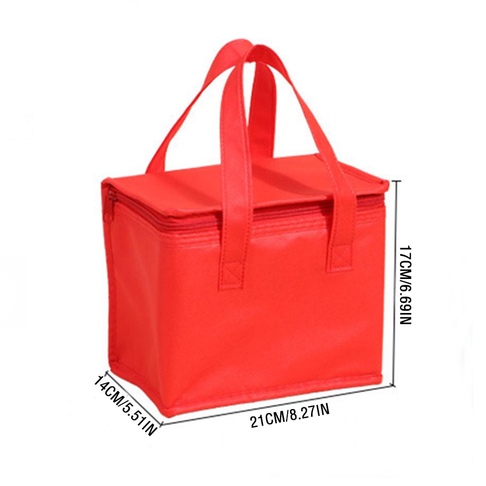 Portable Lunch Cooler Bag Folding Insulation Picnic Ice Pack Food Thermal Bag Drink Carrier Insulated Bags Food Delivery Bag
