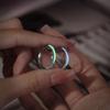 Luminous Mobius Ring, Couple Ring, Men's and Women's Pair Ring, Fashionable Versatile Plain Ring, Sweet Ins Style Jewelry.
