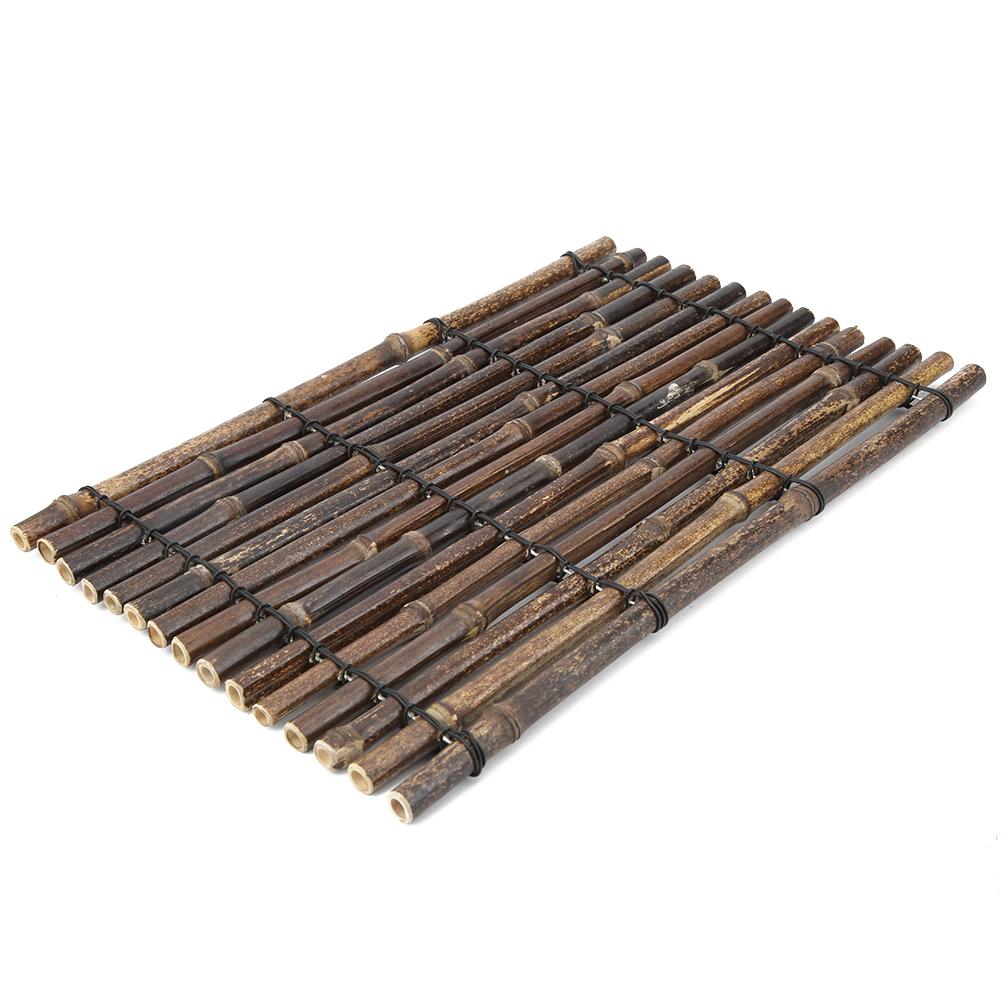 Handcraft Tea Table Bamboo Placemat Tea Cup Tray Pad Tea Set Ceremony AccessoriesTea Tray 25x40cm