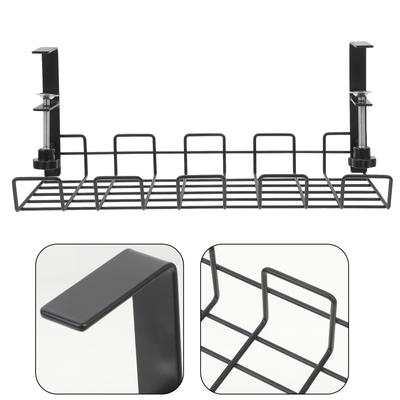 Wire Basket Shelf Under Table Storage Rack Wire Desk Cable Under Management Tray Cord Organizer Rack Wire Cable Shelf Basket