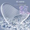 EL Rebound Soft Anti-Slip Forefoot Sole, Honeycomb G Particles, Shock-Absorbing Half-Size Pad for High Heels