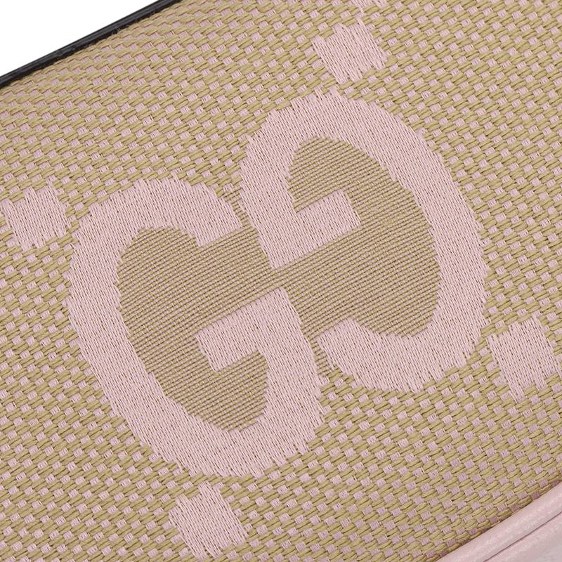 Gucci Ophidia Super Double G Muster Reißverschluss Leinwand und Leder Umhängetasche Mini Damen Handtaschen 658551-UKMBG-9550