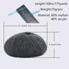 6pcs 150g/5.28oz Mohair Yarn Blend - Ultra Soft Luxury Yarn for Knitting & Crochet DIY Recycled Cotton Yarn for Home Decor Craft Raffia Yarn Supplies