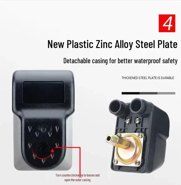 Automatic Self-Priming Water Pump Controller with Pressure Switch for Household Use