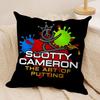 New S_Scotty Art C_Camerons Cushion Cover Silky Short Plush Double-Sided Printed Pillow Case For Sofa All Seasons Home Decor
