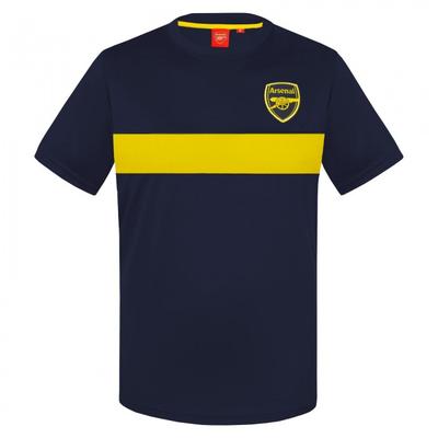 Men's Stripe Polyester T-Shirt