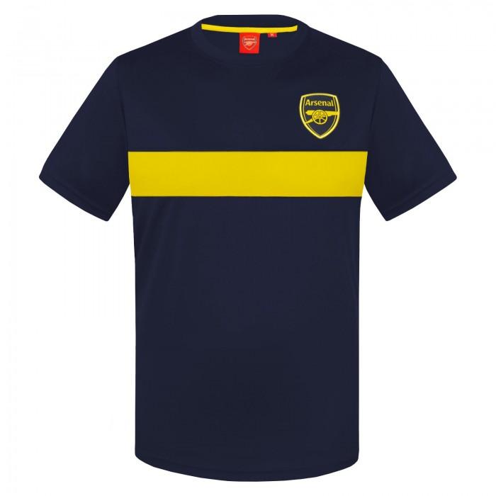 Arsenal FC Men's Stripe Polyester T-Shirt
