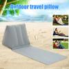 Outdoor Camping Pillow Triangular Cushion PVC Flocking Inflatable Pillow Portable Folding Summer Beach Lying Pillow Outdoor Travel Equipment
