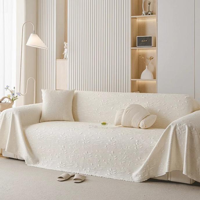 1pc Summer Ice Multifunctional Protective Sofa Cover Throw Blanket Non-Slip Scratch-Resistant Cat-Proof Cushion Pad Suitable for 1/2/3/4 Seater Set