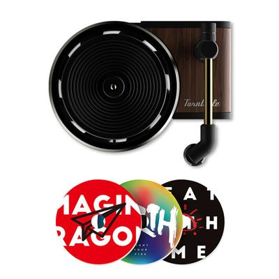 Car Air Outlet Aromatherapy Fragrance Car Interior Ornaments Spinning Vintage Record Player Perfume Long Lasting