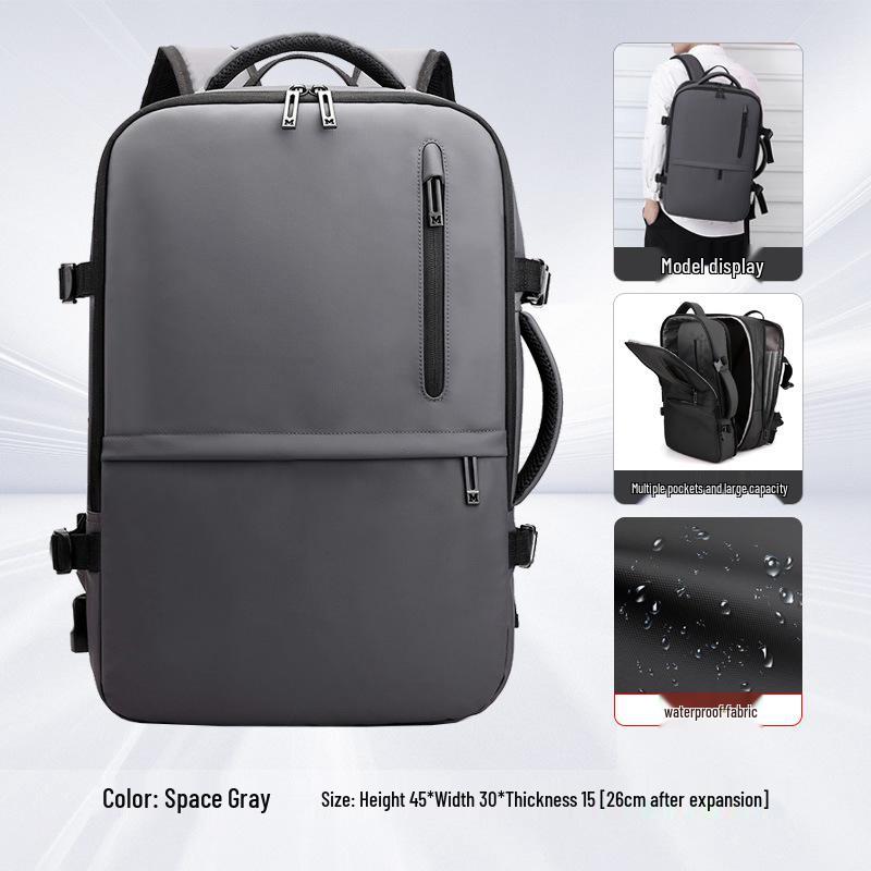 Stilvoller Unisex Business- & Reiserucksack - Wasserdicht, Großes Fassungsvermögen, Ideal für Laptops & Schule