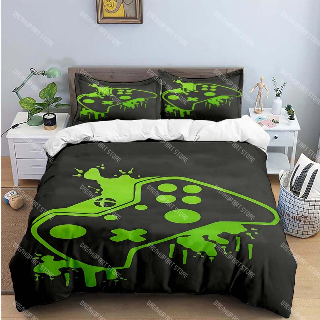 Cool Gamer X-XBox Print Bedding Sets Exquisite Bed Supplies Set Duvet Cover Bed Comforter Set Bedding Set Luxury Gift