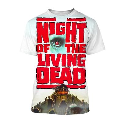 New Classic Horror Movie Return of the Living Dead Personality T-Shirt 3D Zombie Skull Horror Movie Print Unisex Streetwear Kid