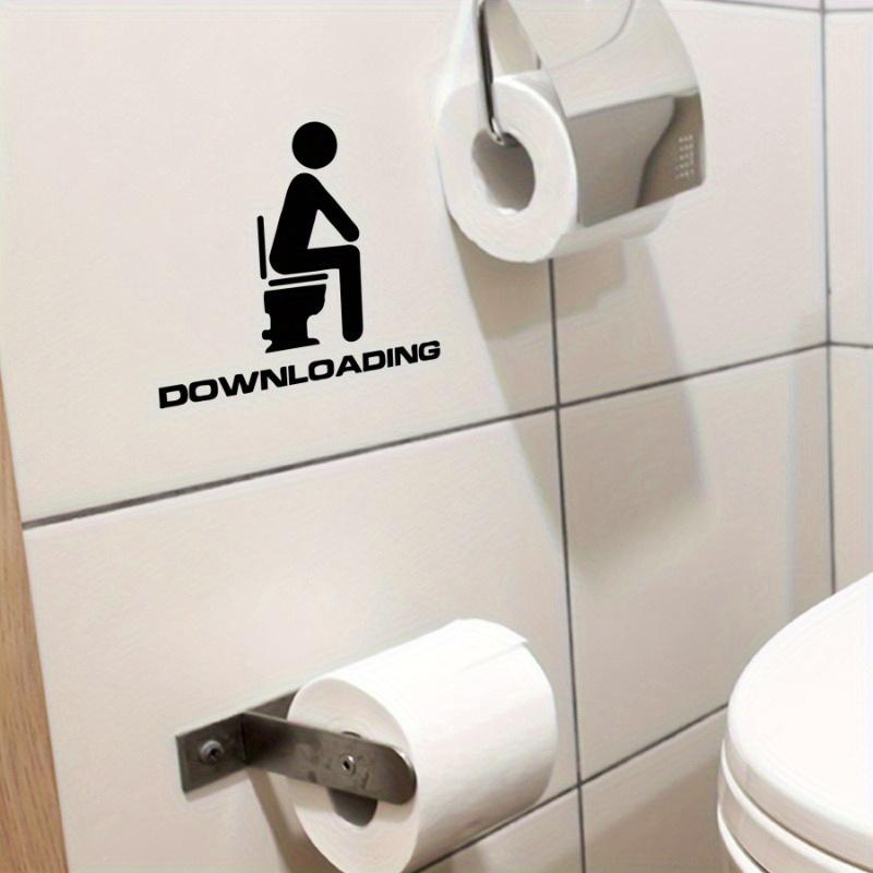 Neuheit Kreativ Lustig Toilettensitz Aufkleber Badezimmer Dekor , Toilettensitz Aufkleber Wandbild Kunst Dekoration, Toilettenaufkleber