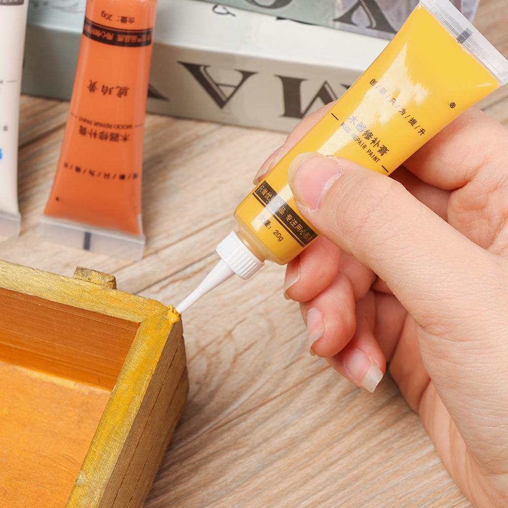 Furniture Refinishing Paint Wooden Furnitures Touch Up Scratch Repair Agent Professional Damage Repairs Cream DIY Mending Tool