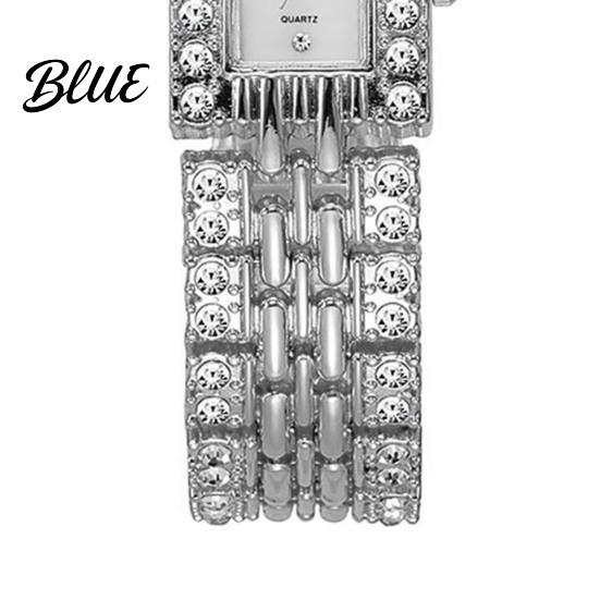 Hoge Nauwkeurigheid Horloge Dames Strass Armband Vierkante Wijzerplaat Klassiek Casual