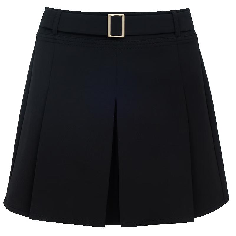 ONLY 2025 Autumn A-Line Pleated Short Skirt M