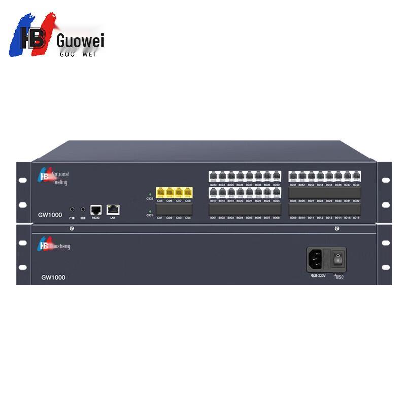 

Guowei GW1000 Rackmount PBX System (CN version)