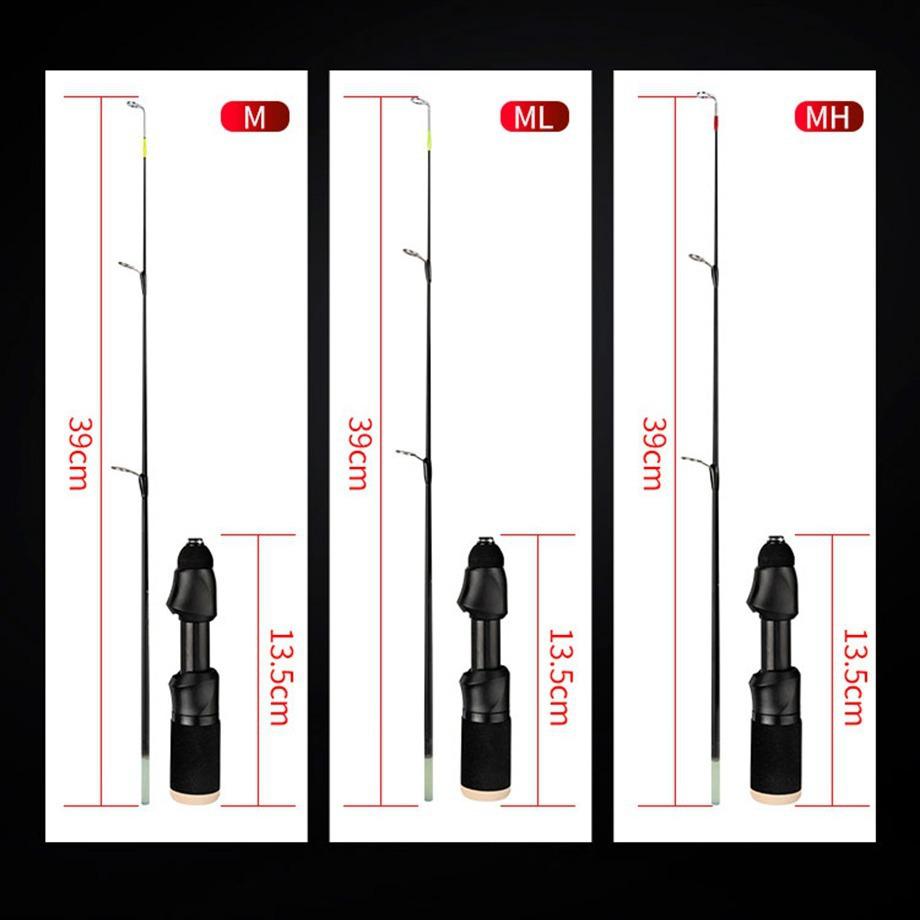 

Ultra-Short Telescopic Ice Fishing Rod - Nordic/Russia, ML/M/MH Winter Rod E18 ML