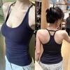 Women's Summer Halter Neck Camisole with Padded Bra - Slimming Waist, Beautiful Back Outerwear 2026