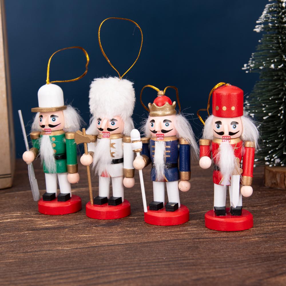 10cm Mini Nussknacker-Schmuckset