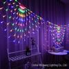 Guirlande Lumineuse LED Colorée Paon pour Décoration de Noël Extérieure