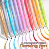 Arts Sign Brush Pen Marker Felt Tip Water Based Ink Color Pens 12 Assorted Pastel Colors for Lettering, Journaling, Calligraphy