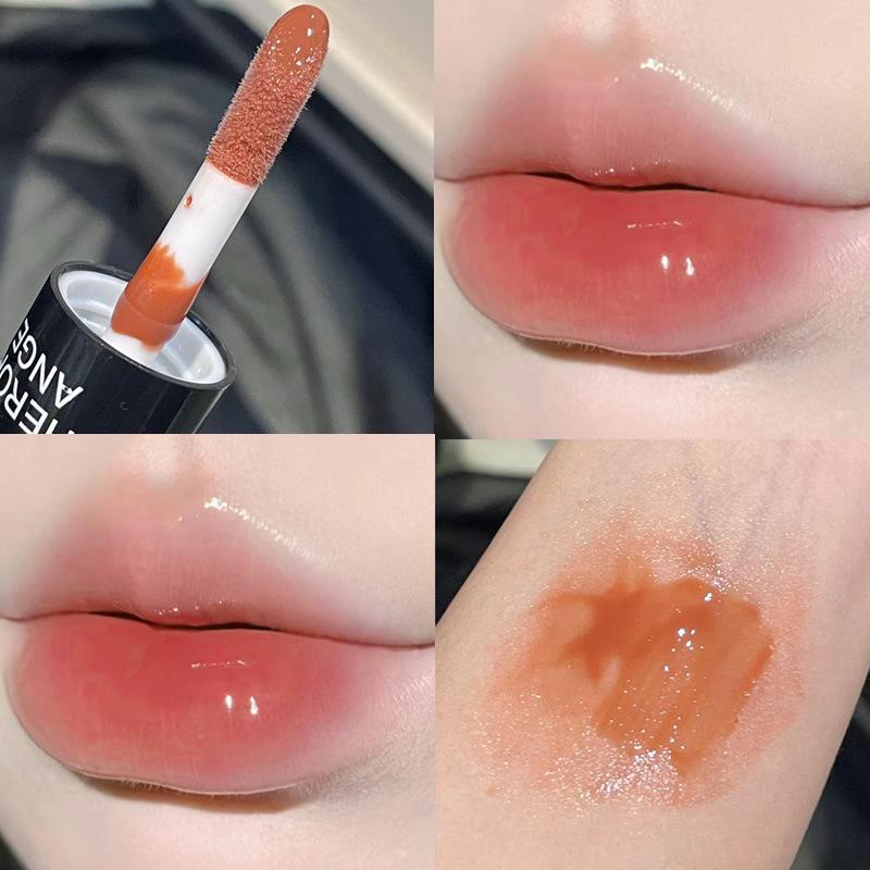 HERORANGE Сияющая эссенция для губ: Увлажняющий, Шелковистый, Стойкий, Прозрачный, Зеркальный блеск.