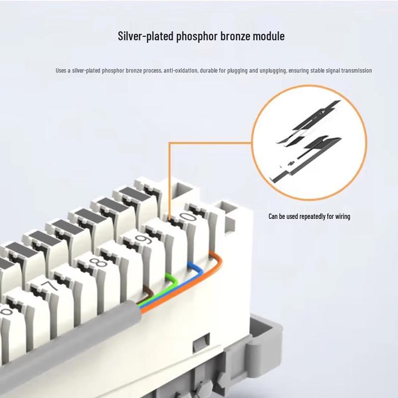Optical Fiber Telecom Distribution Box - 20-Pair IDC Module