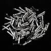50pcs Metal French Barrette Blank Hair Clip Hairpins Arches Silver DIY Hair Accessories