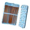 Carbonized Knitting Needle 25cm And Knitting Needle Case For Handmade Projects