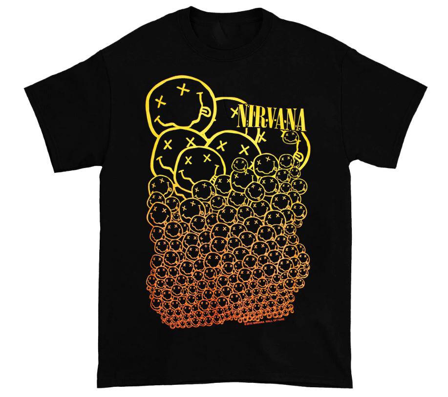 NIRVANA MANY SMILES NEW BLACK T-SHIRT Unisex T-Shirt XXXXL