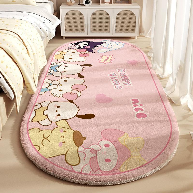 Cartoon Carpet Bedroom Bedside Carpet Children's Room Dirt Resistant and Non Slip Thick Floor Mat
