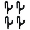 Shower Door Hooks White Black Glass Door Hooks For 6 Mm Thick Wall Glass Easy To Install Robes Towels Clothing No Drilling