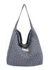 Women's Plaid Commuter Tote: Stylish, Versatile, Large-Capacity Shoulder Bag